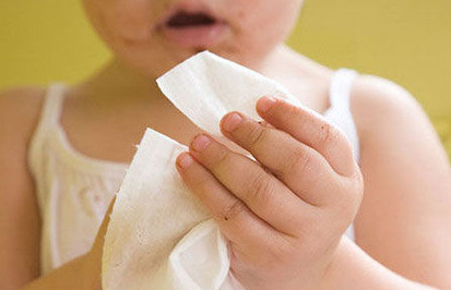 Precautions for the use of baby wipes